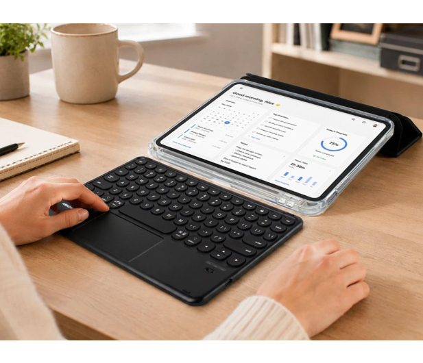 AmazingThing Minimal Case Keylite Combo na iPad Air M3 11" - czarne - 1526907 - zdjęcie 6